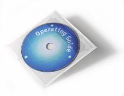Durable POCKETFIX Cover 1 dischi Trasparente 