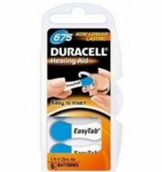Duracell 1.4 V, zinc-air, 6 pack Batteria monouso Zinco-aria 