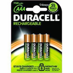 Duracell HR3-B batteria per uso domestico Batteria ricaricabile Mini Stilo AAA Nichel-Metallo Idruro [NiMH] 