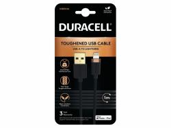 Duracell USB7012A cavo Lightning 1 m Nero 
