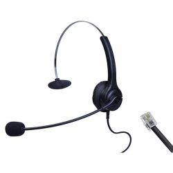 EDIS EC146 cuffia e auricolare Cablato A Padiglione Ufficio Nero 