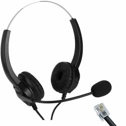 EDIS EC147 cuffia e auricolare Cablato A Padiglione Ufficio Nero 