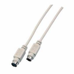 EFB Elektronik 2m, PS/2 - PS/2, M/M cavo PS/2 6-p Mini-DIN Bianco 