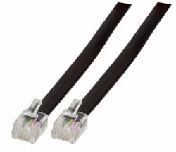 EFB Elektronik K2404SW.1 cavo telefonico 1 m Nero 