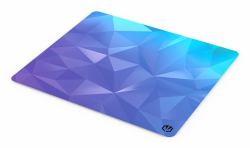 ENDORFY Crystal Blue L Tappetino per mouse per gioco da computer Nero, Blu 