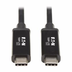 Tripp Lite MTB3-01M-5A-AB Cavo Thunderbolt 1 m 40 Gbit/s Nero 