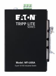 Eaton NFI-U05A switch di rete Non gestito Fast Ethernet [10/100] Guida DIN Nero 