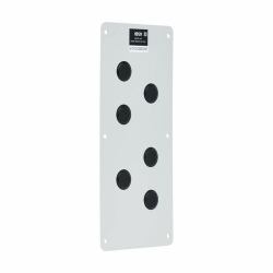 Eaton Tripp Lite Series SmartRack Cable Gland Plate for NEMA-Rated Enclosure Cabinets, 6 Ports [0.5 in.] - Piastra passacavo - per P/N: SRIN410106R, SRIN410106Y, SRIN4121210R, SRN3RG6US, SRN3RR12US, SRN3RY12US, SRN4G6US