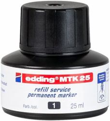 Edding MTK 25 ricarica per evidenziatori Nero 25 ml 1 pz 