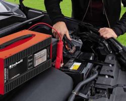 Einhell CC-BC 10 E 12V Nero, Rosso Caricabatteria per veicolo 