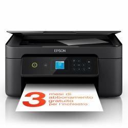 Epson Expression Home XP-3205 stampante multifunzione A4 getto d'inchiostro, stampa, copia, scansione, Display LCD 3.7cm, WiFi Direct, Stampa mobile, 3 mesi di inchiostro incluso con ReadyPrint 