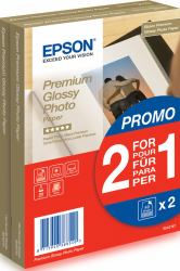 Epson Premium Glossy Photo Paper - 10x15cm - 2x 40 Fogli 