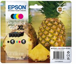 Epson 604XL cartuccia d'inchiostro 4 pz Originale Resa elevata [XL] Nero, Ciano, Magenta, Giallo 