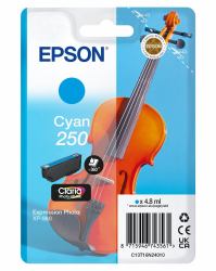 Epson 250 Violin Claria Photo HD cartuccia d'inchiostro 1 pz Originale Ciano 