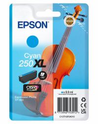 Epson 250XL Violin Claria Photo HD cartuccia d'inchiostro 1 pz Originale Resa elevata [XL] Ciano 