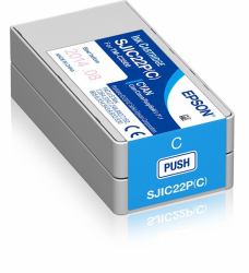 Epson SJIC22P[C]: Ink cartridge for ColorWorks C3500 [Cyan] 