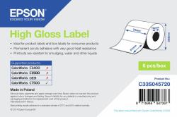 Epson High Gloss Label - Die-cut Roll: 76mm x 51mm, 2310 labels 