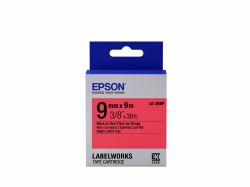 Epson Nastro fondo Pastello Rosso per testo Nero 6/9 LK-3RBP 