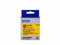 Epson Nastro fondo Pastello Giallo per testo Nero, altamente adesivo 9/9 LK-3YBW 