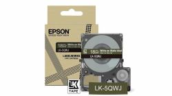 Epson Matte Tape – Khaki/White 18mm[8m] – LK-5QWJ 