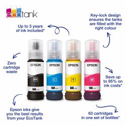 Epson 104 EcoTank Multipack flaconi 4 colori [BK/C/M/Y] 