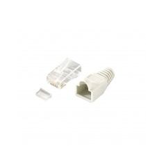Equip 121175 cavo di collegamento RJ-45 Trasparente, Bianco 