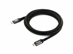 Equip 128382 Cavo USB4 Gen 2x2 da C a C, M/M, 2,0 m, PD 100W, 4K/60Hz, 20Gbps, nero 