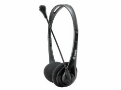 Equip Chat Headset Auricolare Cablato A Padiglione Musica e Chiamate Nero 