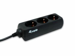 Equip 333280 prolunghe e multiple 1,1 m 3 presa[e] AC Nero 