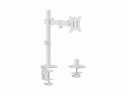 Equip Staffa di montaggio articolata per monitor da tavolo da 17“-32”, bianco 