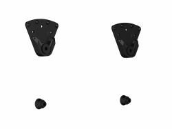 Equip 650365 Supporto TV a parete 2,54 m [100"] Nero 