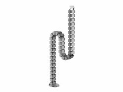 Equip 650860 organizer per cavi Scrivania Guaina intrecciata per cavi Grigio 1 pz 