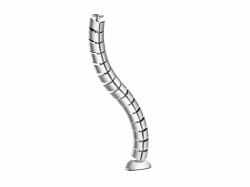 Equip 650862 organizer per cavi Scrivania Guaina intrecciata per cavi Argento 1 pz 