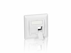 Equip 761303 Placca copripresa e copri interruttori Bianco 