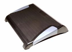 Ergo CMS1514 poggiapiede da scrivania Nero, Argento 