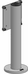 Ergonomic Solutions VESA 75/100 Fixed Height - Mount on 300mm Pole, for use - with SAFESCREEN01. Can be rotated 180 degrees to give 2 diffrent heights. - Warranty: 24M