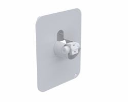 Ergonomic Solutions SpacePole Kiosk SKS001-32 accessorio di sistema POS Piastra POS Bianco Metallo 