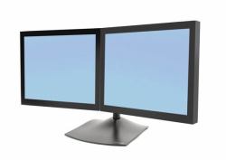 Ergotron DS Series DS100 Dual Monitor Desk Stand, Horizontal 61 cm [24"] Scrivania Nero 
