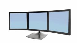 Ergotron DS Series DS100 Triple Monitor Desk Stand 53,3 cm [21"] Scrivania Nero 