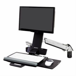 Ergotron Styleview Sit-Stand Combo Arm 61 cm [24"] Parete Alluminio 