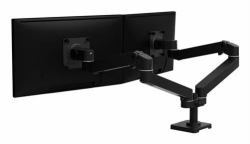 Ergotron LX Pro Series 45-686-292 Supporti a parete per TV 68,6 cm [27"] Scrivania Nero 