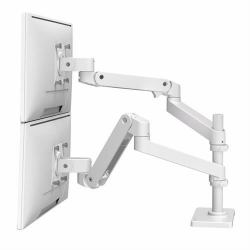 Ergotron LX Pro Series 45-690-290 Supporti a parete per TV 68,6 cm [27"] Scrivania Bianco 