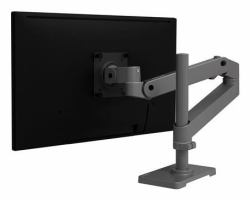 Ergotron LX Pro Series 45-695-293 Supporti a parete per TV 86,4 cm [34"] Scrivania Grigio scuro 