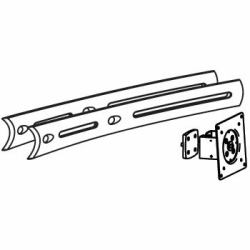 Ergotron DS100 Crossbar Extender, Long Nero Metallo 