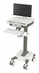 Ergotron M011-0101-100000-1-0 base e supporto per PC/workstation All-in-One 19,5 kg Bianco, Grigio 61 cm [24"] 