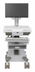 Ergotron M011-0101-110001-1-0 base e supporto per PC/workstation All-in-One 19,5 kg Bianco, Grigio 61 cm [24"] 