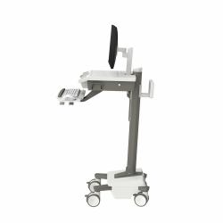 Ergotron Mosaic LCD Riser Cart, Non-powered 19,5 kg Bianco, Grigio 63,5 cm [25"] 