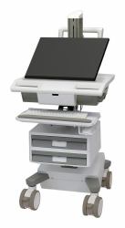 Ergotron M031-0101-111001-1-0 base e supporto per PC/workstation All-in-One 19,5 kg Bianco, Grigio 61 cm [24"] 