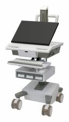 Ergotron M031-0101-130001-1-0 base e supporto per PC/workstation All-in-One 19,5 kg Bianco, Grigio 61 cm [24"] 
