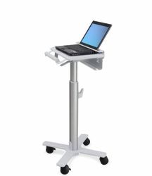 Ergotron StyleView Laptop Cart, SV10 Alluminio, Bianco Computer portatile Carrello multimediale 